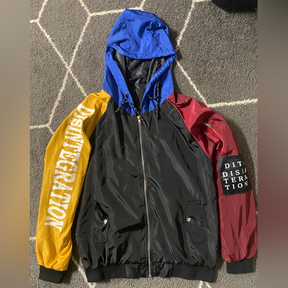 Tri Color Streetwear Fashion Jacket size L